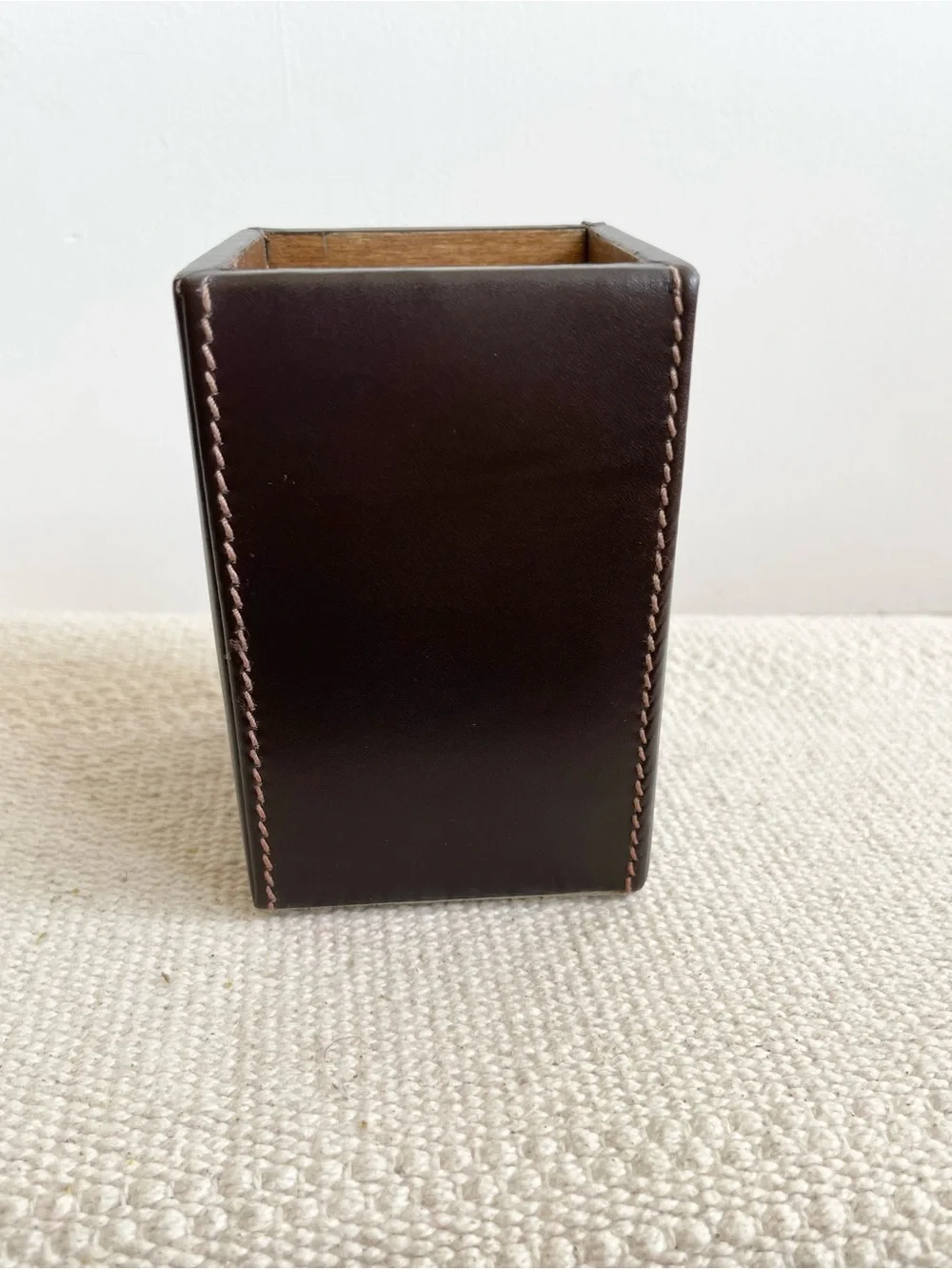 T Anthony Leather Letter Paper Organizer And Leather Pen Box ITALY
